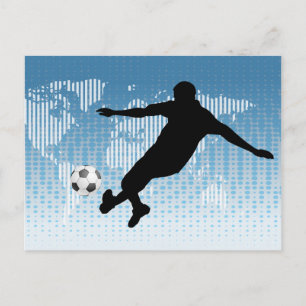 Carte Postale Joueur de football