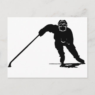 Carte Postale Joueur de hockey