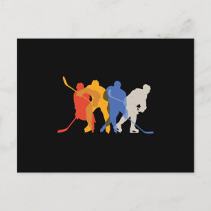 Carte Postale Joueur de hockey