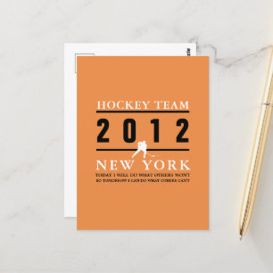 Carte Postale Joueur de hockey