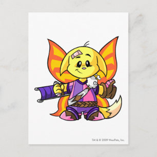 Carte Postale Joueur de Kacheek Faerieland
