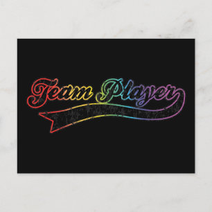 Carte Postale Joueur de l'équipe Rainbow