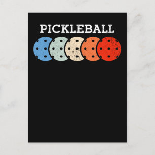 Carte Postale Joueur de Pickleball Amateur de Sport