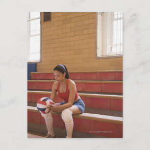 Carte Postale Joueur de volley-ball