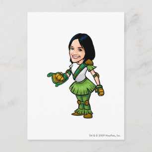 Carte Postale Joueur du personnel de Twitter Mystery Island