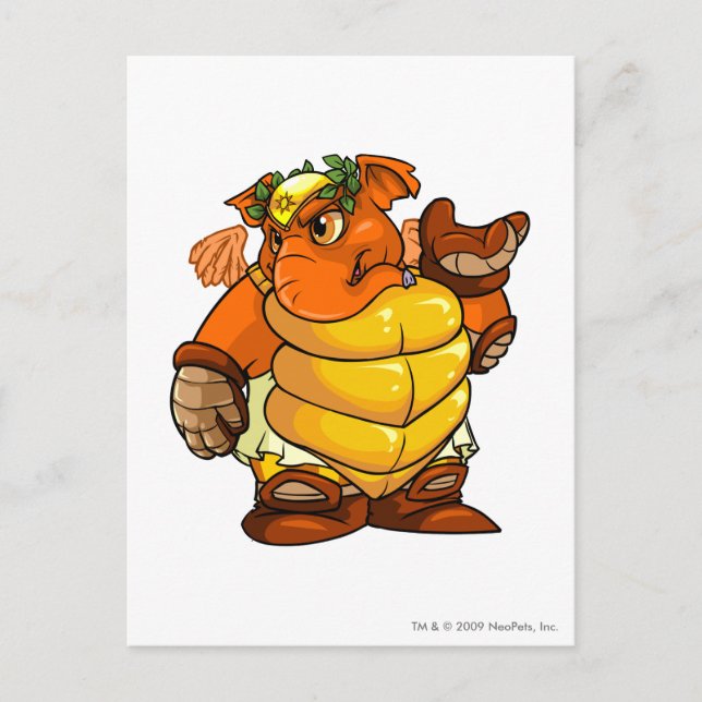 Carte Postale Joueur Elephante Altador (Devant)
