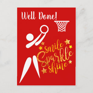 Carte Postale Joueur GS thème bien fait Netball
