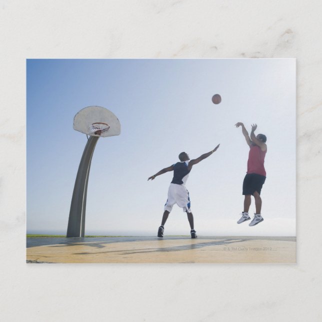 Carte Postale Joueurs de basket-ball 3 (Devant)
