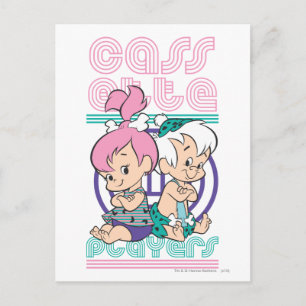 Carte Postale Joueurs de cassettes PEBBLES™ et BAM-BAM™