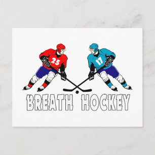 Carte Postale Joueurs de hockey qui se battent