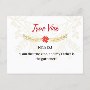 Carte Postale Jour 20   Noms De Jésus   L'avènement de la Vigne