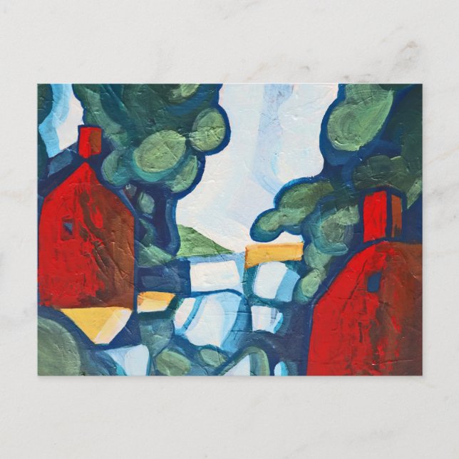 Carte Postale Jour Bleu  (Devant)