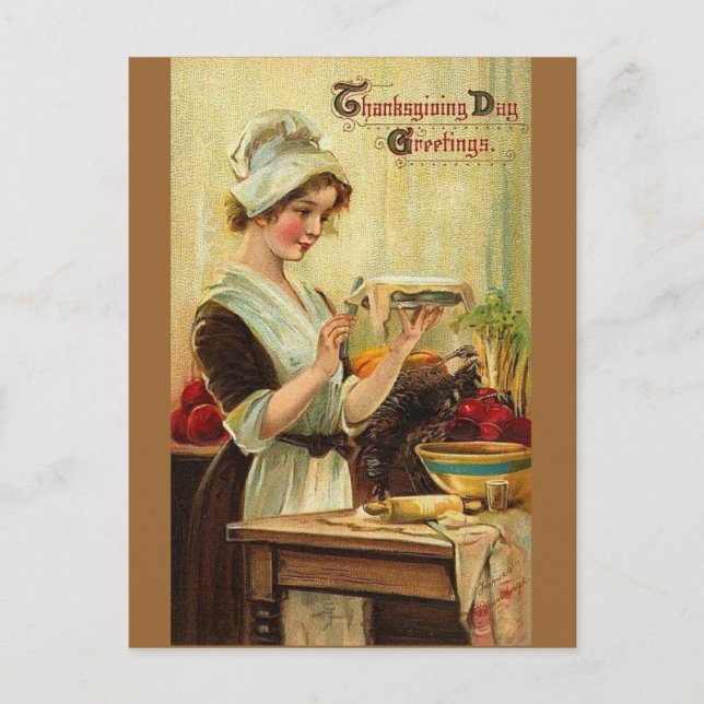 Carte postale Jour d'Action de grâce (Devant)
