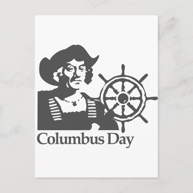 Carte Postale Jour de Columbus (Devant)