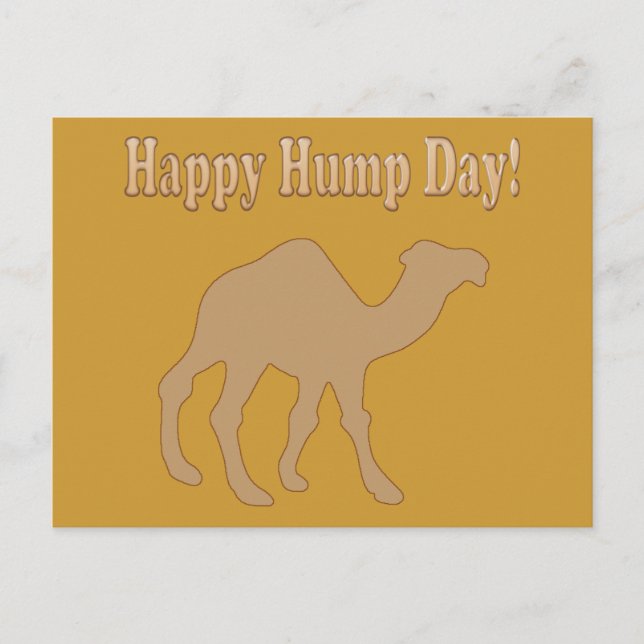 Carte Postale Jour de la Humpe ! Joyeuse Journée de la Humpe ! (Devant)