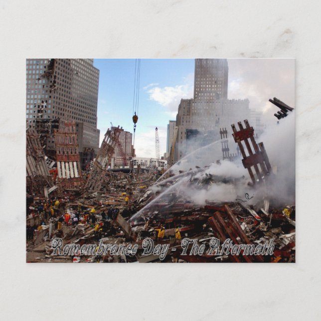 Carte Postale Jour de la mémoire - Les conséquences (Devant)