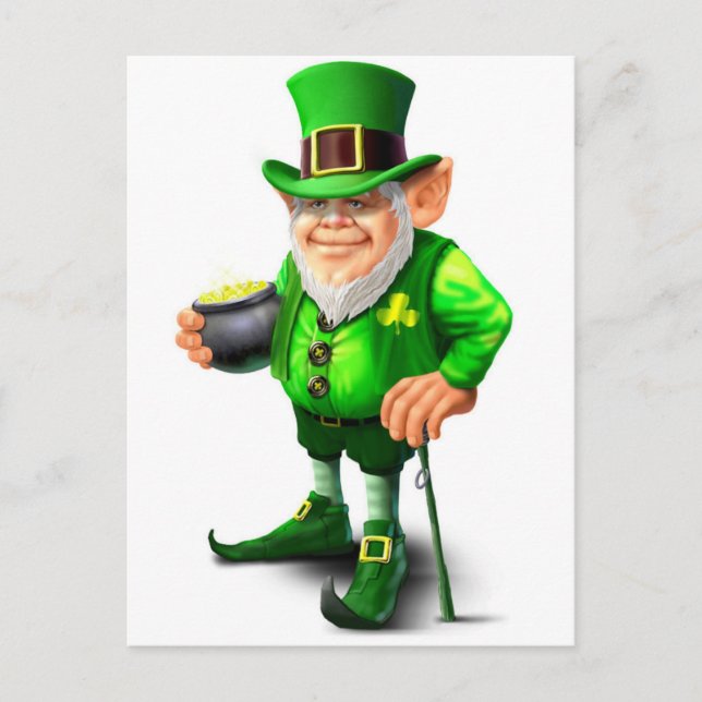 Carte Postale Jour de la Saint Patrick (Devant)
