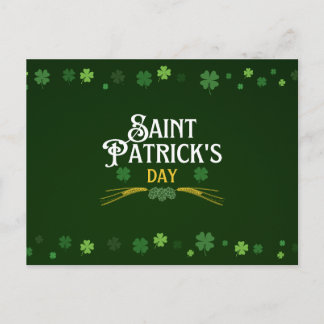 Carte Postale Jour de la Saint Patrick