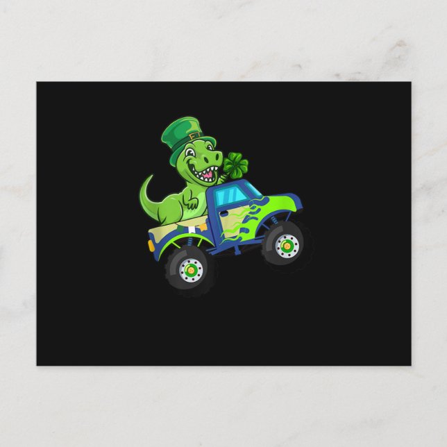 Carte Postale Jour de la Saint Patrick Cute (Devant)