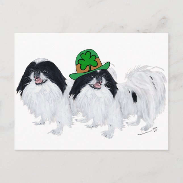 Carte Postale Jour de la Saint Patrick de Chin Japonais (Devant)