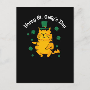 Carte Postale Jour de la St Catty mignon et heureux pour la St P