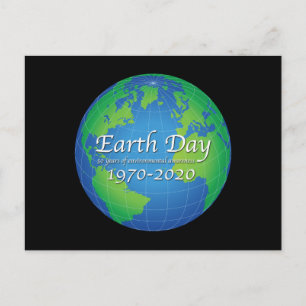 Carte Postale Jour de la Terre 50e anniversaire 2020