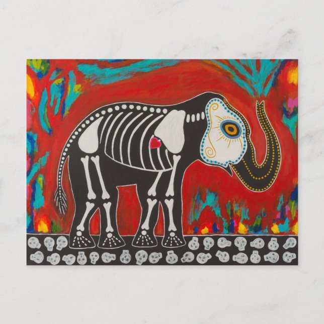 Carte Postale Jour de l'éléphant mort (Devant)