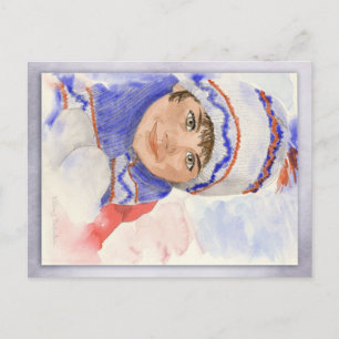 Carte Postale Jour de neige