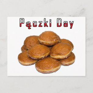 Carte Postale Jour de Paczki