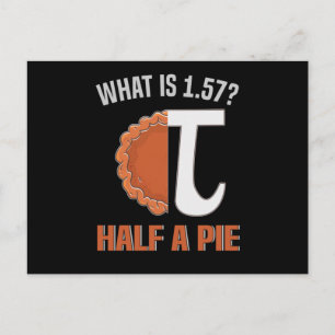 Carte Postale Jour de Pi Pi Qu'est-ce que 1. 57? Demi-cercle Nom