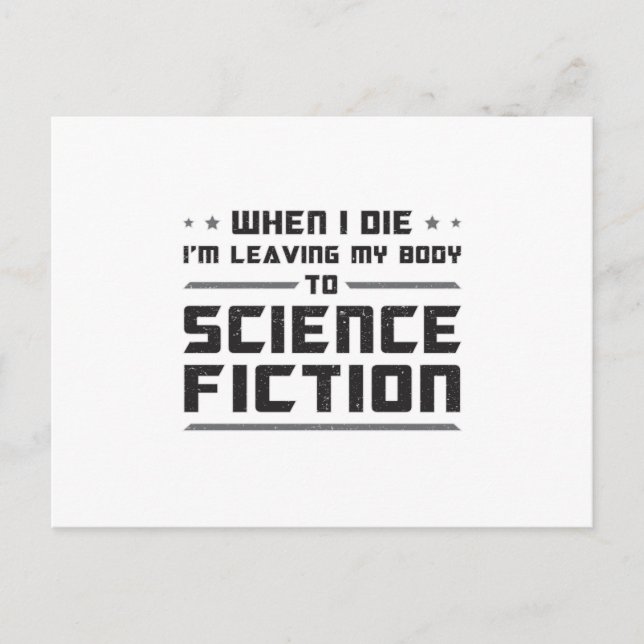 Carte Postale Jour de science-fiction extraterrestre Idée cadeau (Devant)