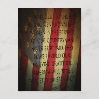 Carte Postale Jour des anciens combattants Harry S. Truman