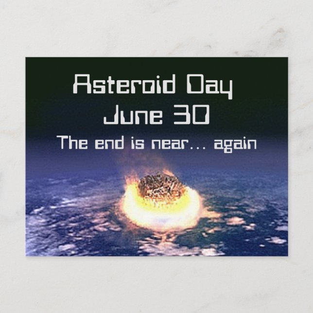 Carte Postale Jour des Astéroïdes 30 juin (Devant)