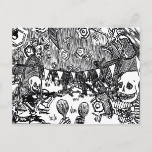 Carte Postale Jour des morts