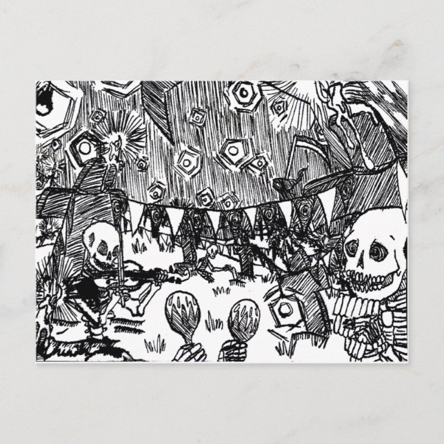 Carte Postale Jour des morts (Devant)