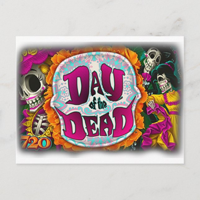 Carte Postale Jour des Morts (Devant)
