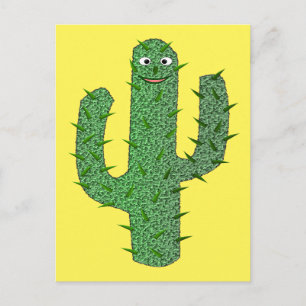 Carte Postale Jour des morts heureux Cactus