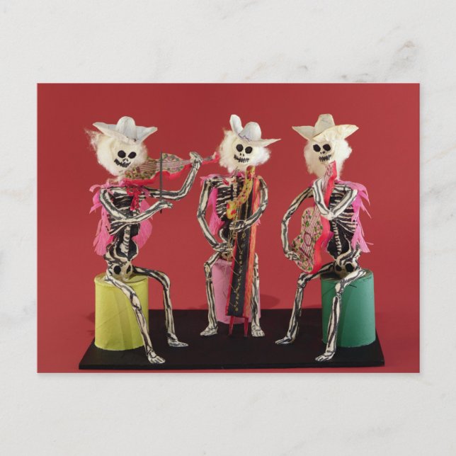 Carte Postale Jour des morts : Mariachi, de Oaxaca (Devant)