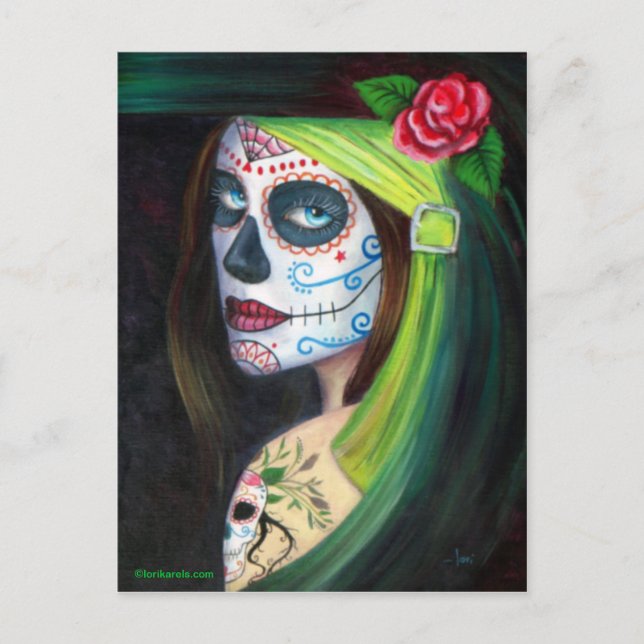 Carte Postale Jour des morts par Lori Karels (Devant)