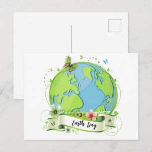 Carte Postale Jour des terres heureux 2024