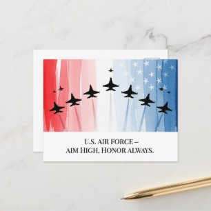 Carte Postale Jour des vétérans - Honorer tous ceux qui ont serv