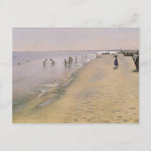 Carte Postale Jour d'été à la plage sud de Skagen, 1884