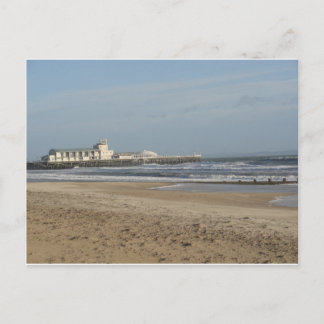 Carte Postale Jour d'hiver sur la plage de Bournemouth