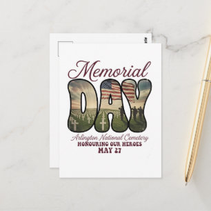 Carte Postale Jour du Souvenir Cimetière national d'Arlington