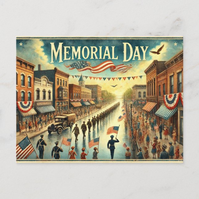 Carte Postale Jour du Souvenir (États-Unis) (Devant)
