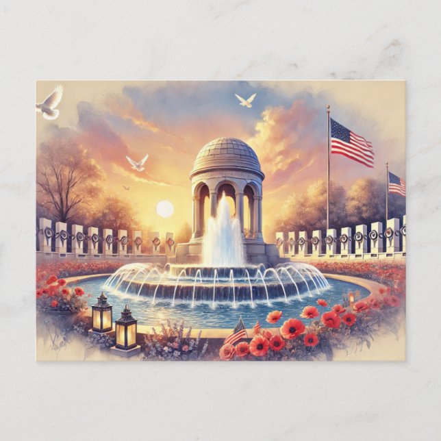 Carte Postale Jour du Souvenir, États-Unis (Devant)