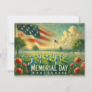 Carte Postale Jour du Souvenir (États-Unis)