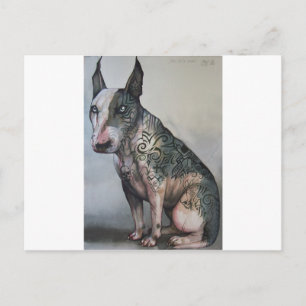 Carte Postale Jour mexicain de l'abattu taureau terrier