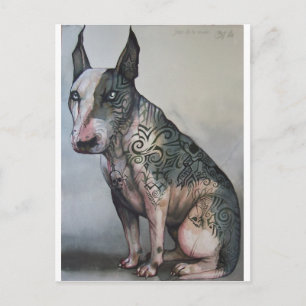 Carte Postale Jour mexicain de l'abattu taureau terrier
