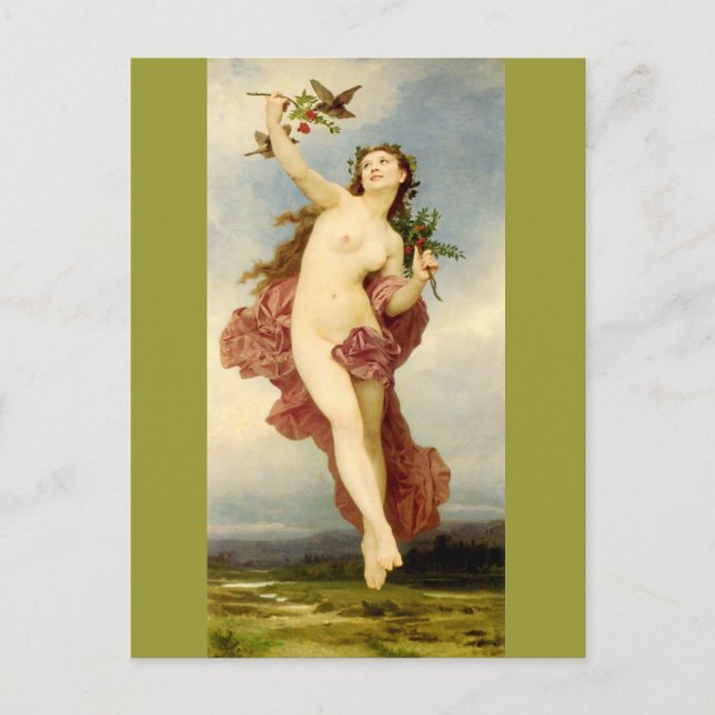 Carte Postale Jour par Bouguereau (Devant)
